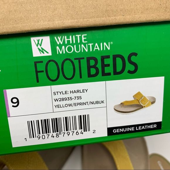 White Mountain | Shoes | Footbeds Harley Sandal | Poshmark